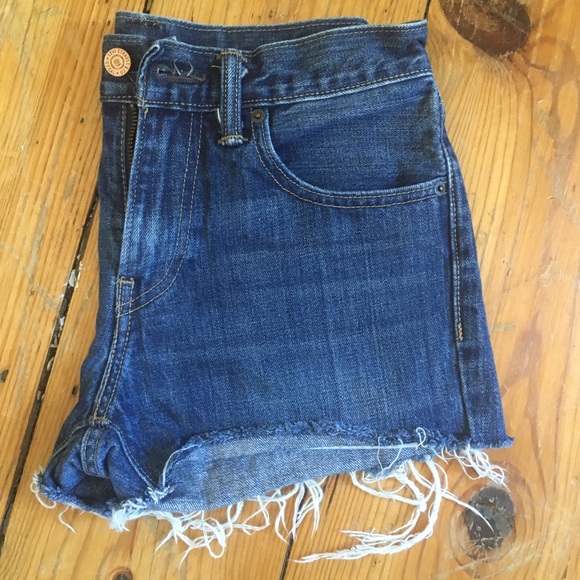 Vintage Levi’s 511 Cutoff Shorts Denim Frayed Hems - Picture 7 of 7